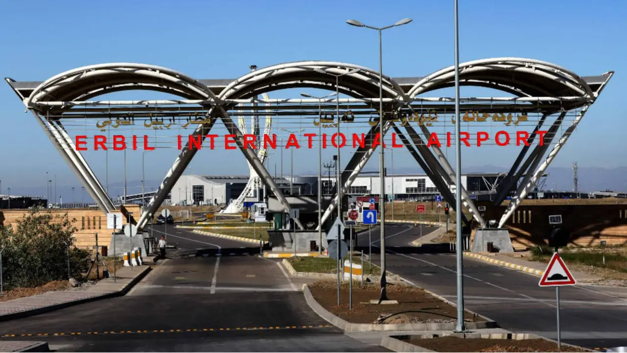 توقف الملاحة الجوية.. مطار أربيل الدولي يعلق رحلاته بسبب طقس العراق السيئ